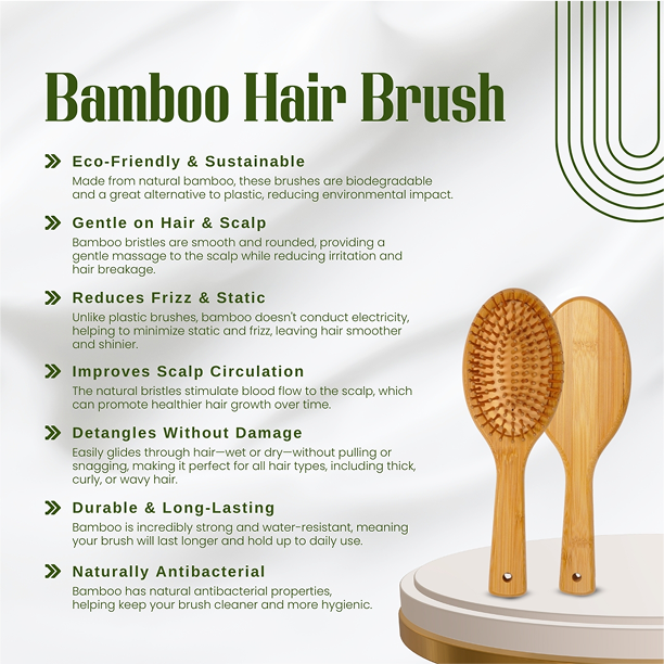 Bamboo Hair Brush.