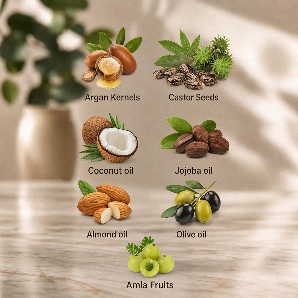 Grow Hair Oil Blend of 7 Rich Oils