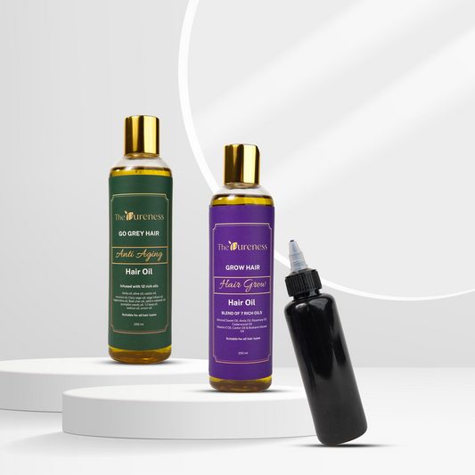 Hair Oil Set with Applicator